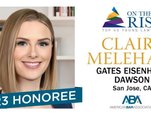 GED Attorney Claire Melehani Named a 2023 ABA On The Rise — Top 40 Young Lawyers Award 2023